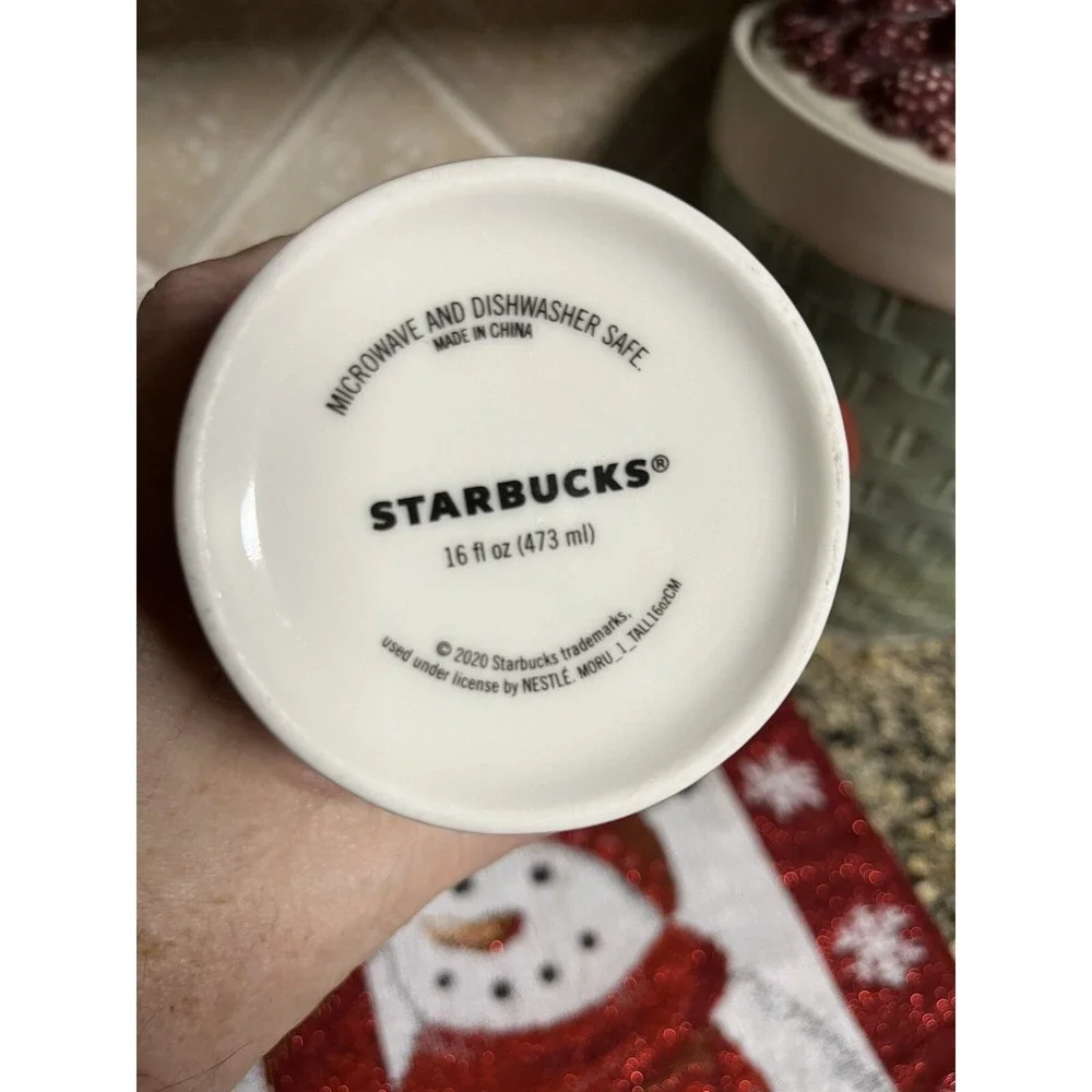 Starbucks Mug Starbucks Christmas Tall Mug Poinsettia Mug Hot Chocolate Mug